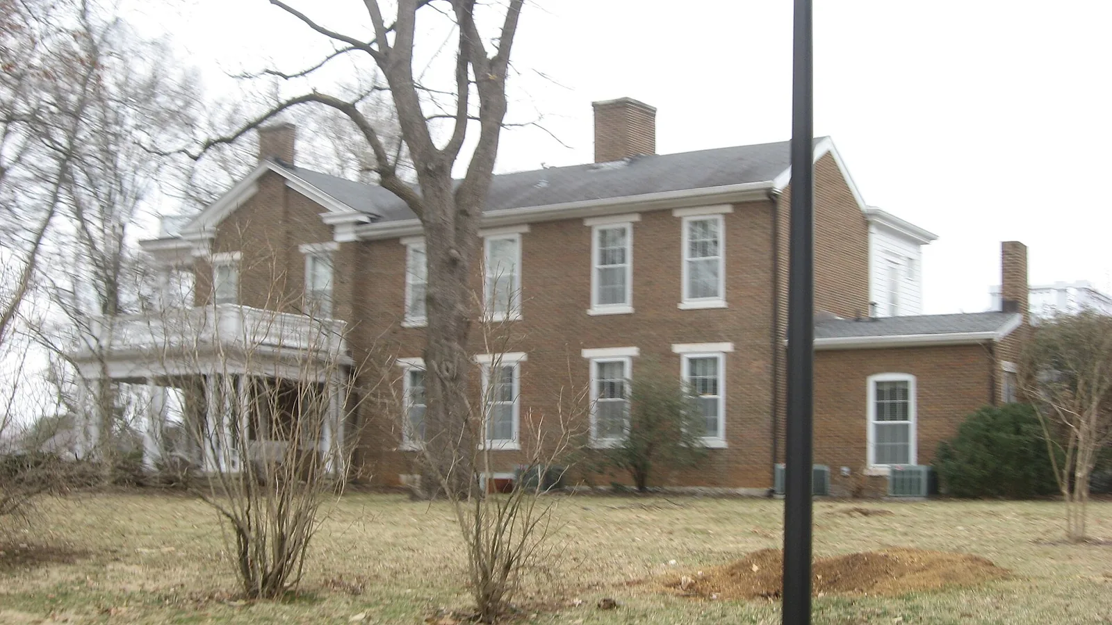 The James F. Ewing House, built in 1856, on Cemetery Road (KY 234) near Bowling Green's Briarwood area