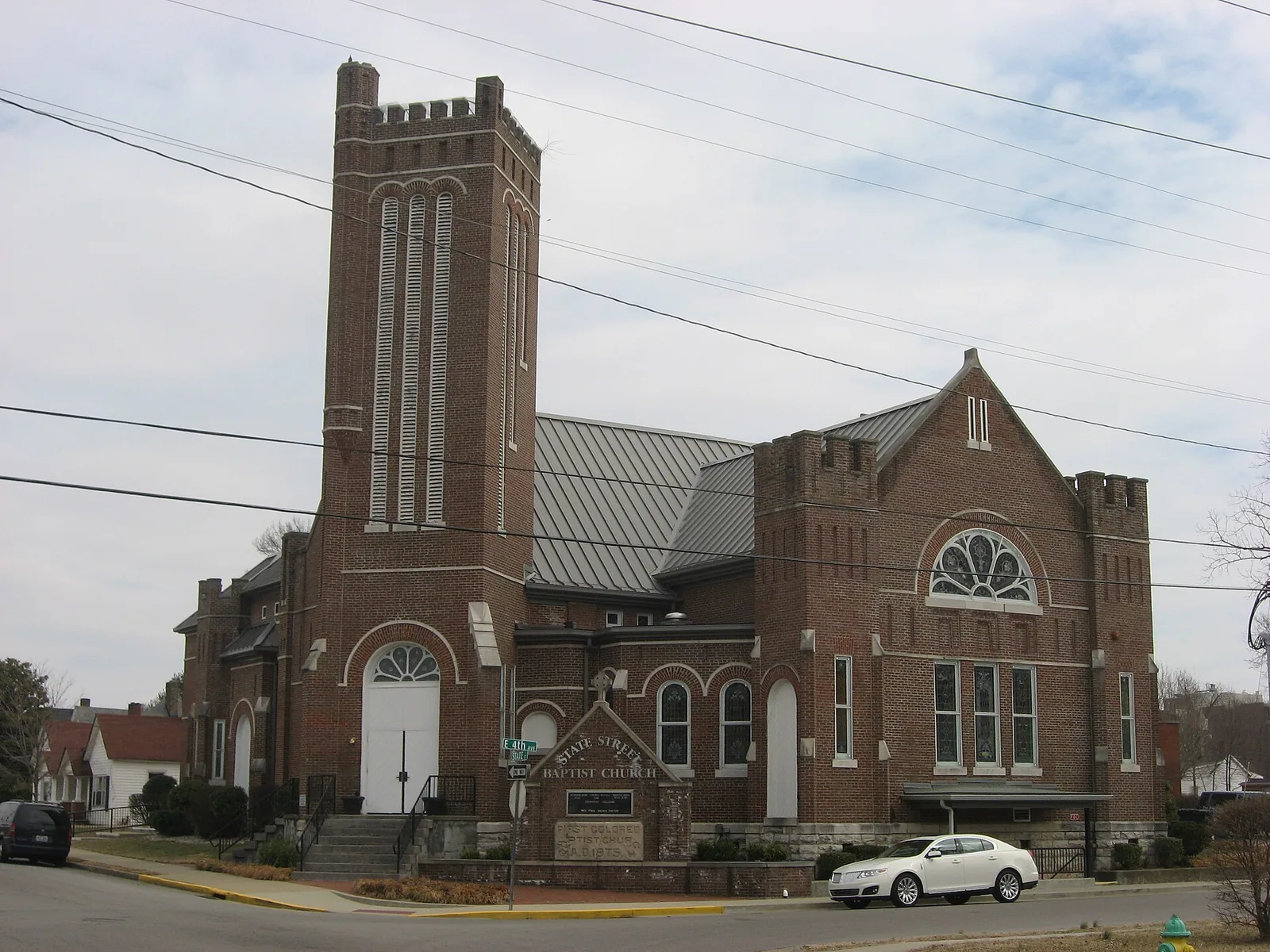 State Street Baptist Church, built in 1898 as the First Colored Baptist Church, at 340 State St. in Bowling Green's Shake Rag district